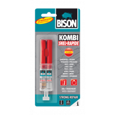 BISON TWEECOMPONENTENLIJM KOMBI SNEL 24 ML BISON TWEECOMPONENTENLIJM KOMBI SNEL 24 ML