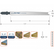 DECOUPEERZAAGBLAD DC140 (5 ST)