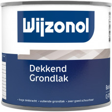 WIJZONOL DEKKEND GRONDLAK ALKYD BASIS WIT 500 ML