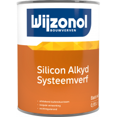 WIJZONOL SYSTEEMVERF SILICON ALKYD BASIS TRANSPARANT 500 ML