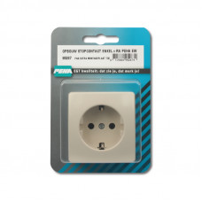 OPBOUW WANDCONTACTDOOS ENKEL + RA PEHA CREME