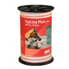 SCHRIKLINT AKO TOPLINE PLUS WIT/ROOD 1 CM 200 METER