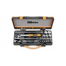 DOPPENDOOS MET DOPSLEUTELS 3/8'' 21-DELIG DOPPENDOOS MET DOPSLEUTELS 3/8'' 21-DELIG