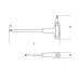 HAAKSE STIFTSLEUTEL MET HANDGREEP TORX T15