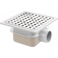 PUTHUIS + RVS ROOSTER 15 X 15 CM ZU50