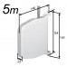 BANDOPWINDER WIT DICHT + BAND 14 MM 5 METER