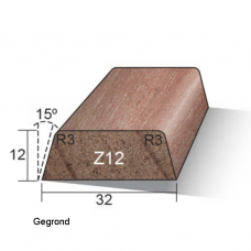 GLASLAT MERANTI Z12 GEGROND 12 X 32 X 4600 MM