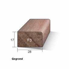 GLASLAT MERANTI F3 GEGROND 17 X 28 X 4600 MM