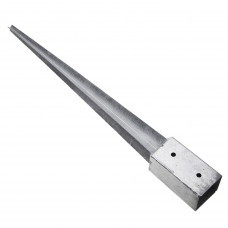 PAALHOUDER MET PUNT VERZINKT 91 X 91 X 900 MM PAALHOUDER MET PUNT VERZINKT 91 X 91 X 900 MM