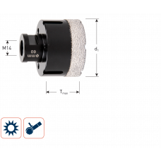 DIAMANTBOORKROON 'PREMIUM' M14 � 40 MM DIAMANTBOORKROON 'PREMIUM' M14 � 40 MM
