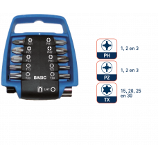 BITCLIP BASIC 11-DELIG INCL. BITHOUDER EN BITS PH PZ TX