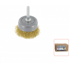 KOMBORSTEL OP STIFT Ø 6 MM GEGOLFD MESSINGDRAAD Ø 50 X 0.2 MM