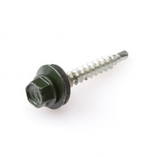 PROFIELPLAATSCHROEF VERZINKT GROEN RAL6007 4.9 X 35 MM (50)