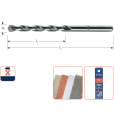 UNIDRE MULTIFUNCTIONELE BOOR Ø 10 X 80/120 MM