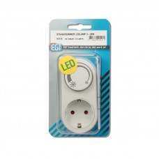 STEKKER-DIMMER LEDLAMP 3 - 24 WATT