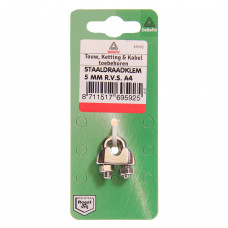 STAALDRAADKLEM RVS-A4 ï¿½ 3 MM (2 ST)