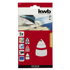 KWB SCHUURDRIEHOEK HOUT & LAK PSM K120 (5 ST)