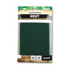 VEBA SCHUURPAD HOUT 150 X 240 MM (2 ST)