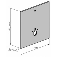 ROSCO BOUWPLAAT RBHT 1200 X 1250 X 20 MM