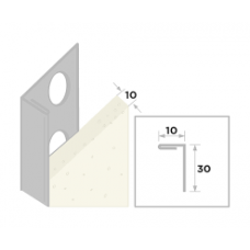 STUCSTOPPROFIEL 2180 RVS 10 MM 260 CM