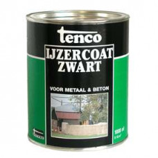 TENCO IJZERCOAT TEERVRIJ ZWART 1 LITER