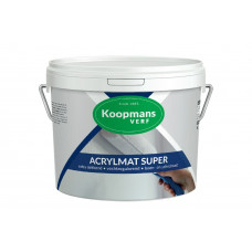 KOOPMANS ACRYLMAT SUPER WIT 10 LITER KOOPMANS ACRYLMAT SUPER WIT 10 LITER