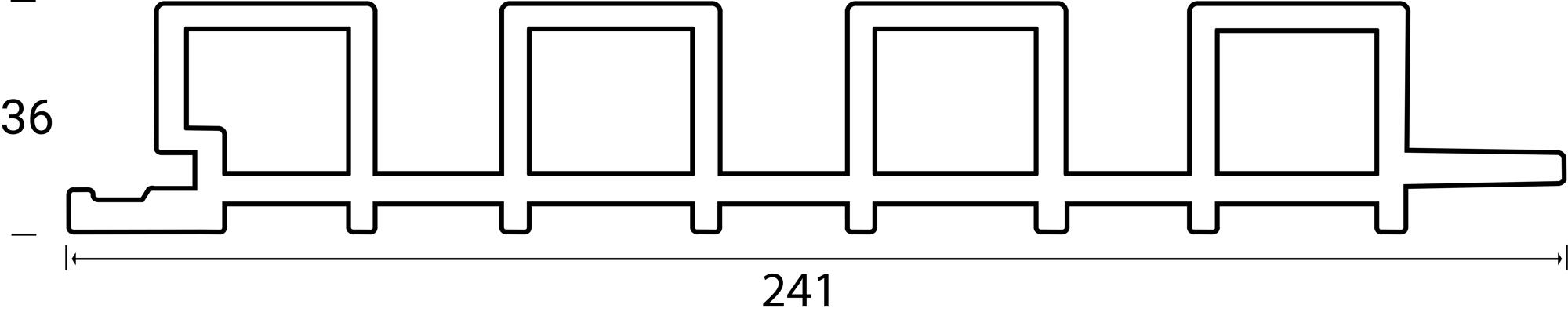 Rhombus 222 mm